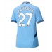 Maillot de foot Manchester City Matheus Nunes #27 Domicile vêtements Femmes 2024-25 Manches Courtes